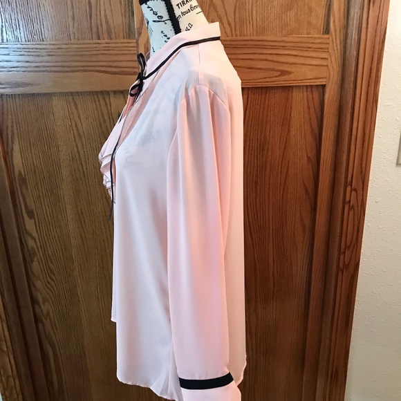 7th Avenue New York and Company Design Studio Long Sleeve Blouse Size Large - Picture 4 of 8